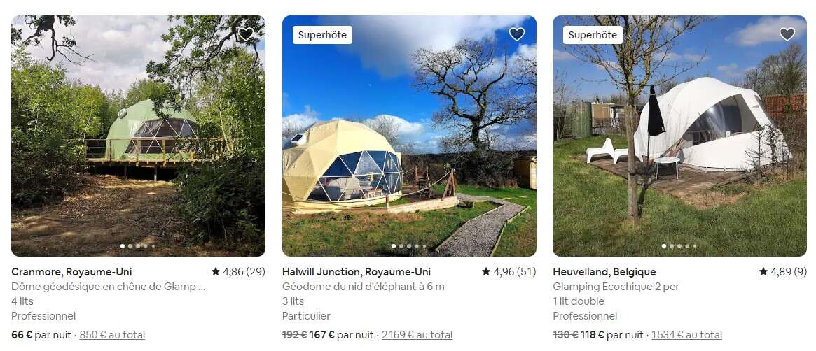 Destockage NC - Luxury Dôme Rentabilité